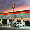 Shell station nightime thumbnail