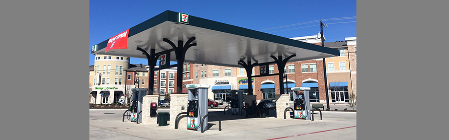 7-Eleven unusual canopy