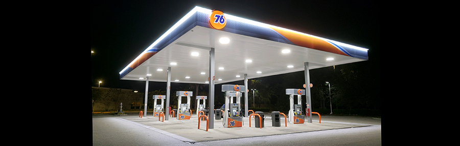 76 station at night