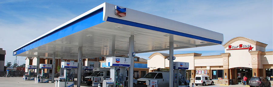 Chevron canopy
