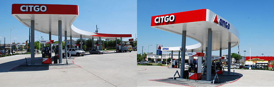 CITGO radius canopy