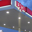 EXXON canopy at night thumbnail