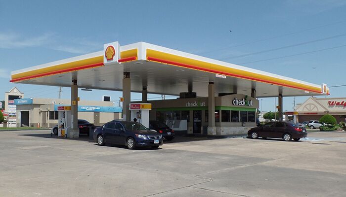 Shell canopy after conversion