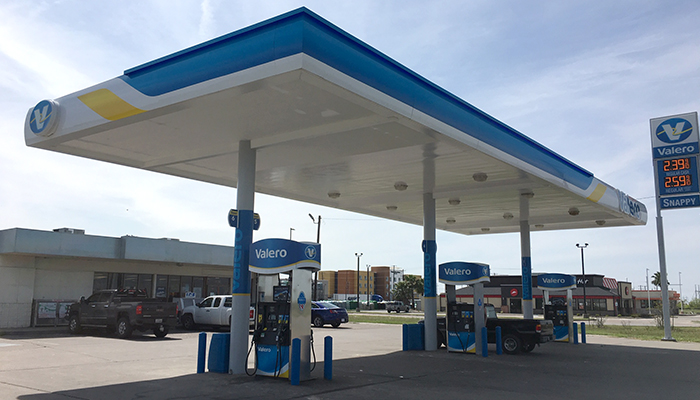 Valero canopy detail