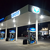 Valero canopy night illumination thumbnail