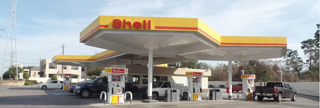 Shell canopy before conversion